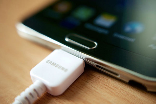 use usable charging cable to charge phone