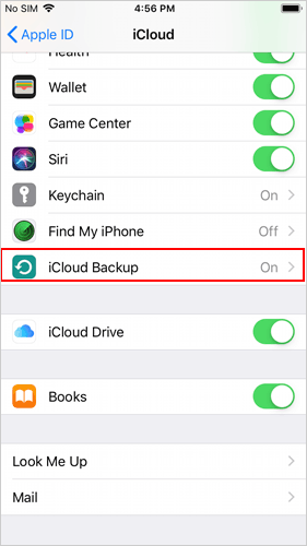 How to Backup iPhone to iCloud - 3