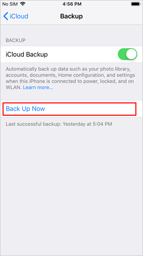 How to Backup iPhone to iCloud - 4
