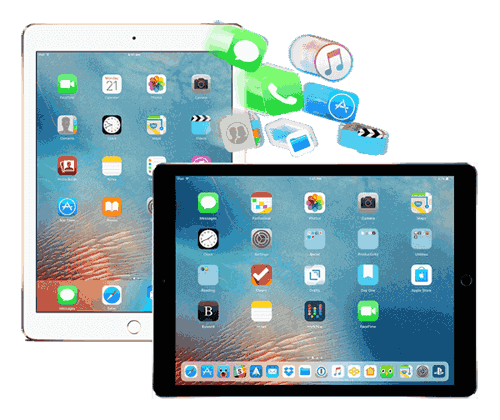 how to transfer data from one ipad to another