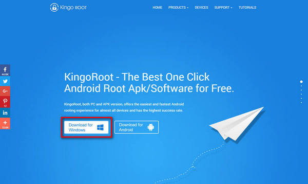 download kingoroot on your pc