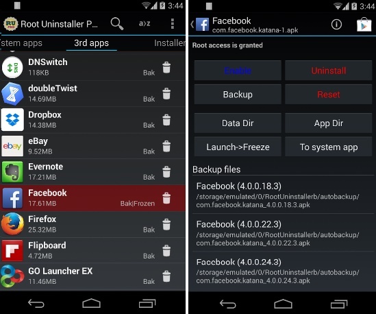 uninstall android system apps