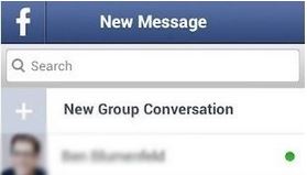 search facebook messages