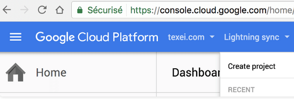 how do i access my google cloud from a web browser