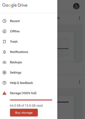 access google cloud photos on android with google drive