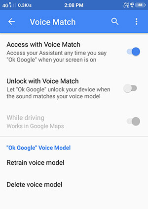 disable hands free google assistant