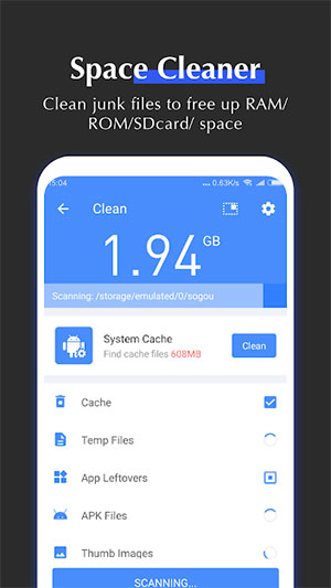 free phone cleaning app for android like all in one toolbox