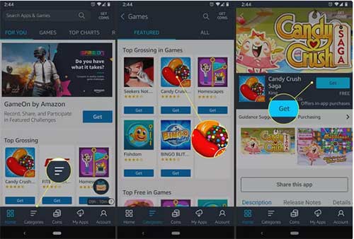 how to download apps on android phone from amazon appstore