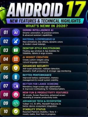 android 17 new features