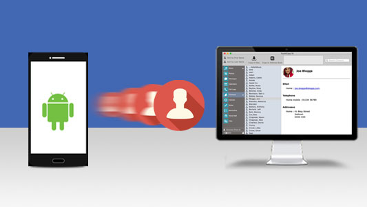 how to back up android contacts to mac