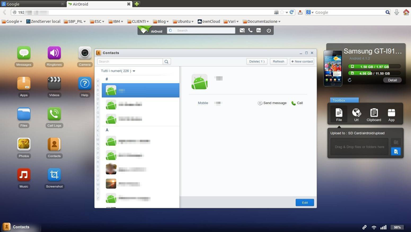 android file transfer alternative like airdroid