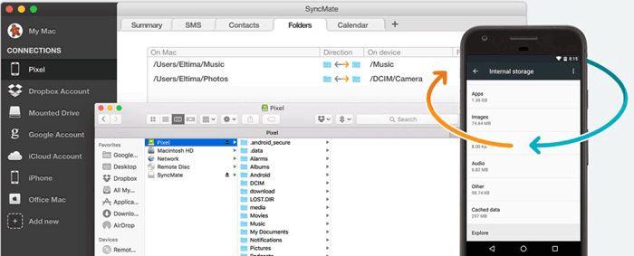 android file transfer app for mac like syncmate