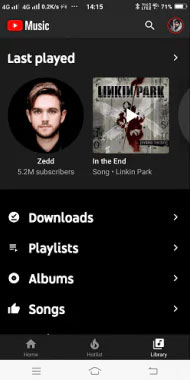 how to move downloaded songs to the music library on android