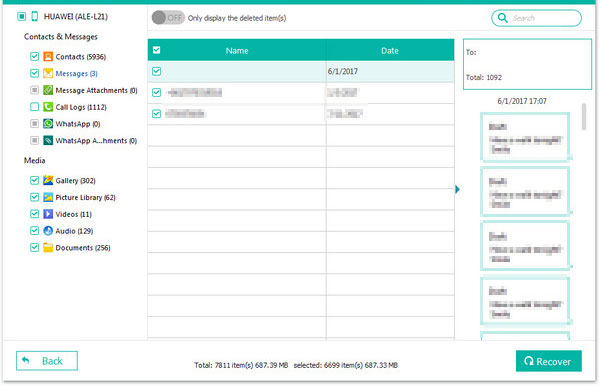 recover whatsapp data from android with android data recovery