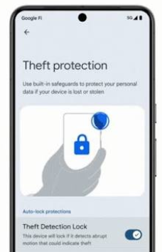 anti theft protections in android 17
