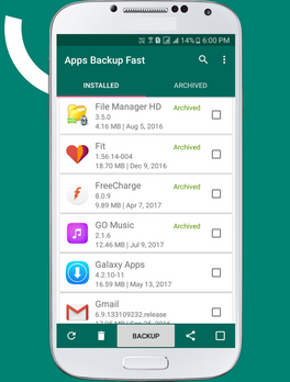 back up android game data to pc with app backup and restore