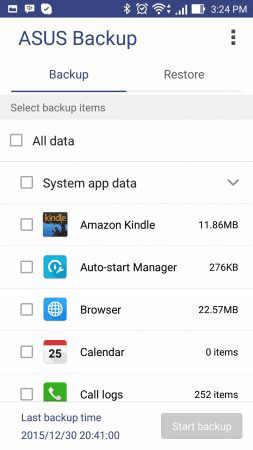 make asus backup with asus backup app