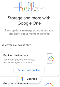 back up your android device via google drive