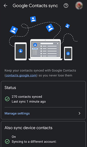 how can i save all my phone contacts via google contacts
