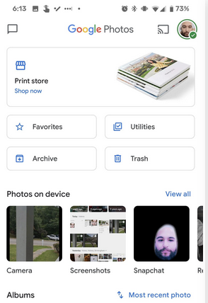 recover formatted photos from android phone with google photos
