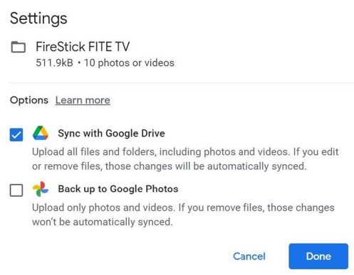backup samsung gallery to google drive with google drive for pc