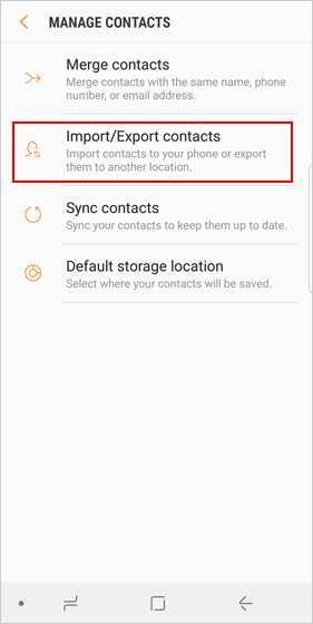 How to Backup Contacts from Samsung to SIM Card - 2