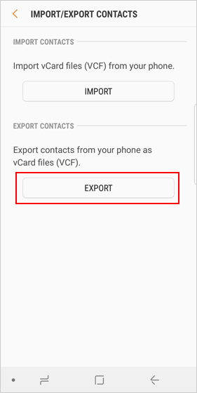 Backup Contacts from Samsung to SIM Card - 3