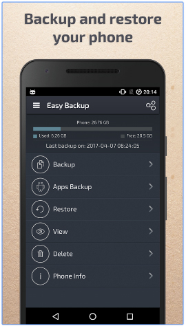 easy backup restore