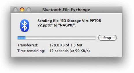 file transfer from mac to android via bluetooth file exchange