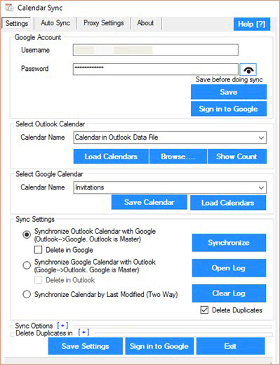 calendar sync for outlook and google calendar