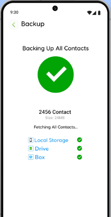 back up contacts on android with contacts backup and restore