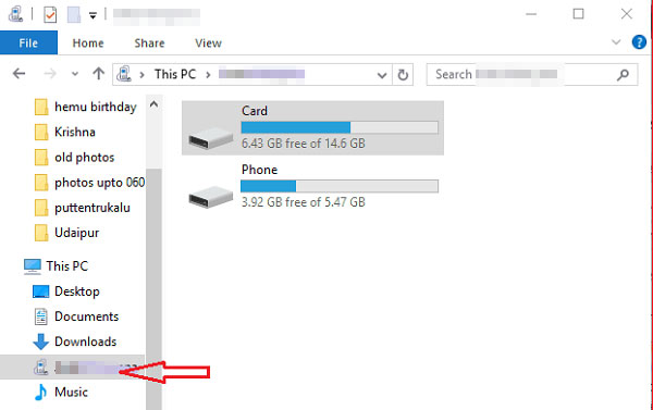 backup and restore android phone with file explorer