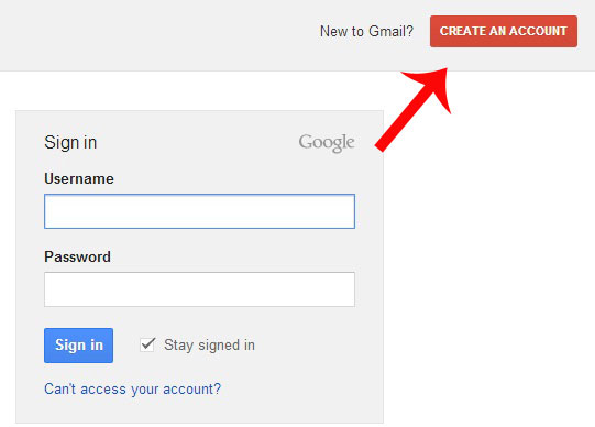 create google account on pc