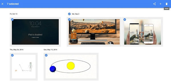 remove photos from google photos