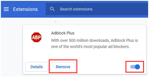 turn off ad blockers for google