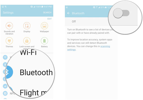disable bluetooth to fix android not connecting to wifi