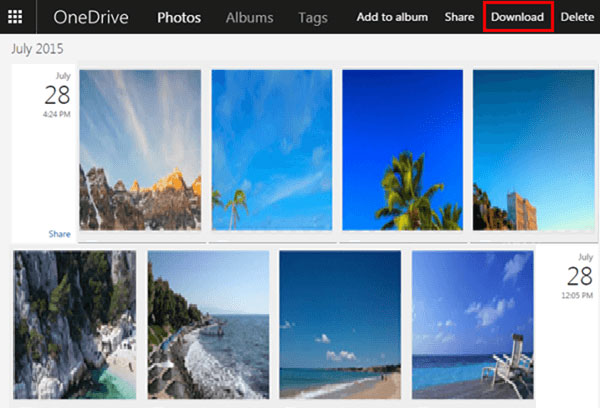 download photos from onedrive to pc