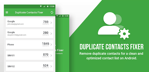 eliminate duplicate contacts via duplicate contacts fixer