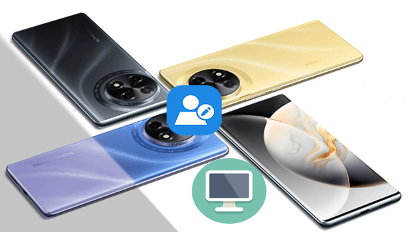 how to edit tecno phone contacts on computer