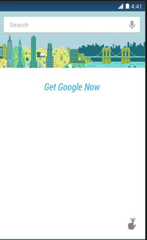 switch google now on