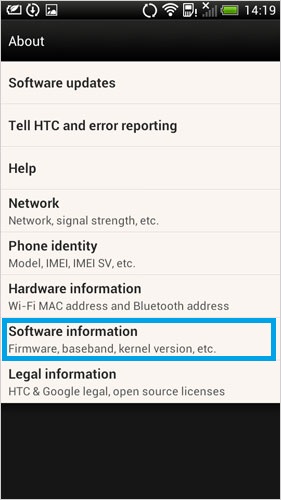 open usb debugging on htc 2