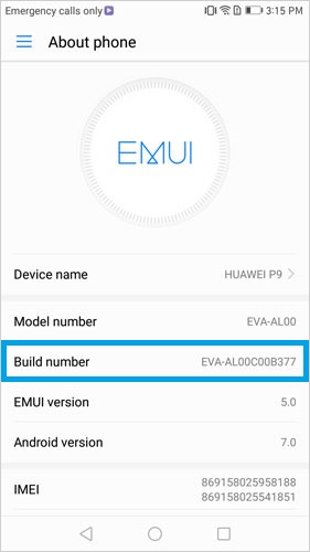 open usb debugging on huawei p 2