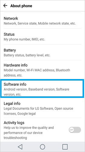 open usb debugging on lg 2