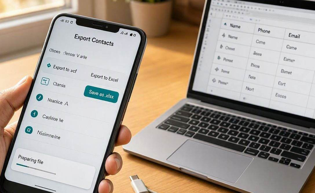 export poco contacts to excel