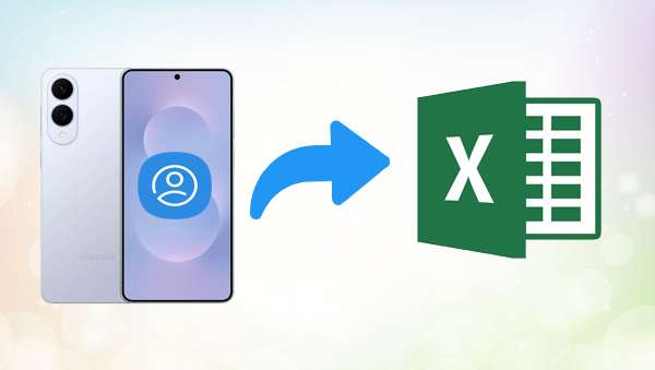 how to export samsung contacts to excel