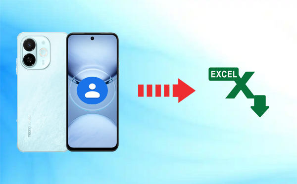how to export tecno contacts to excel
