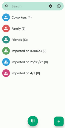 simple contacts alternative like fossify contacts