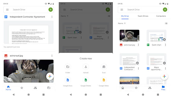 android version of icloud like google drive
