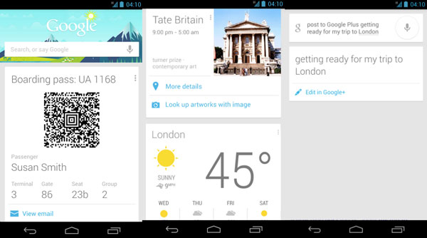 add google now cards