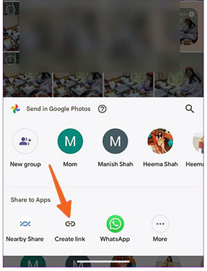 send large video files from android using google photos